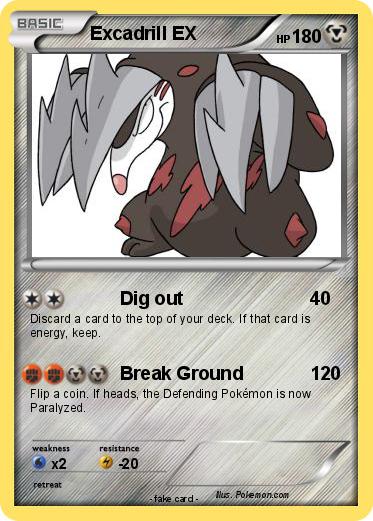 Pokemon Excadrill EX