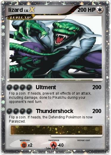 Pokemon lizard