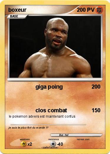 Pokemon boxeur