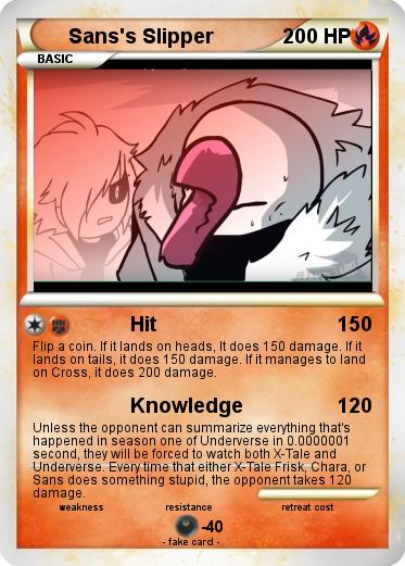 Pokemon Sans's Slipper