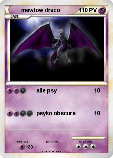 Pokemon mewtow draco