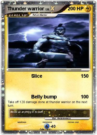 Pokemon Thunder warrior