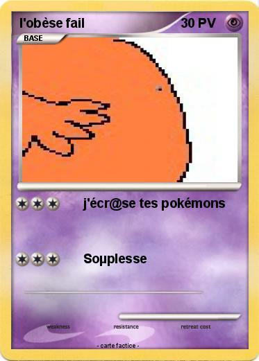 Pokemon l'obèse fail