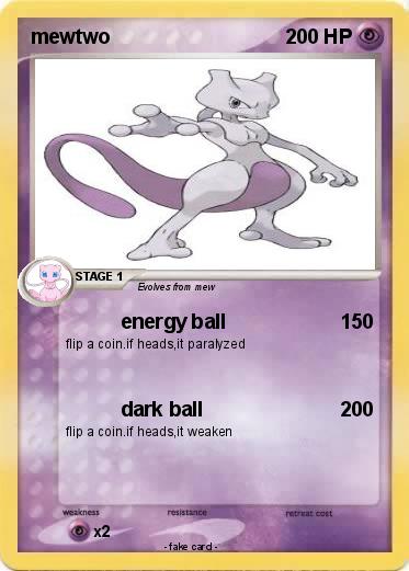 Pokemon mewtwo