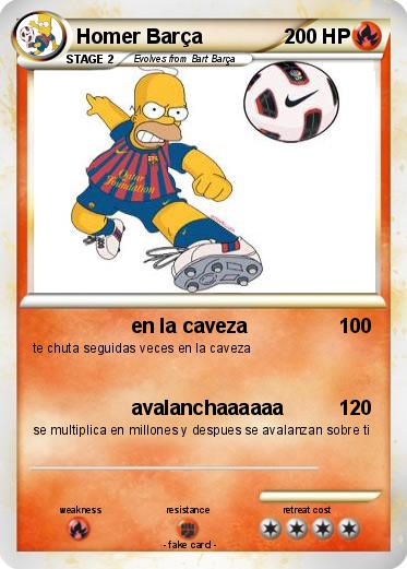 Pokemon Homer Barça