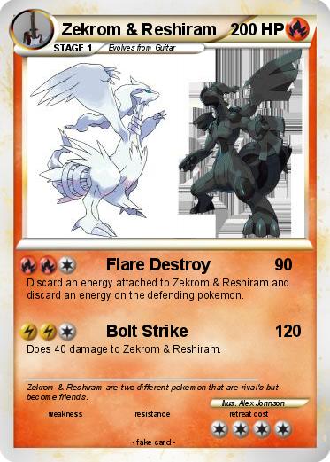 Pokemon Zekrom & Reshiram