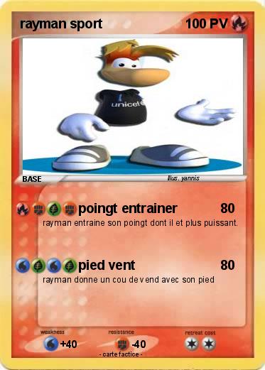 Pokemon rayman sport