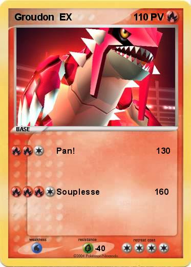 Pokemon Groudon  EX
