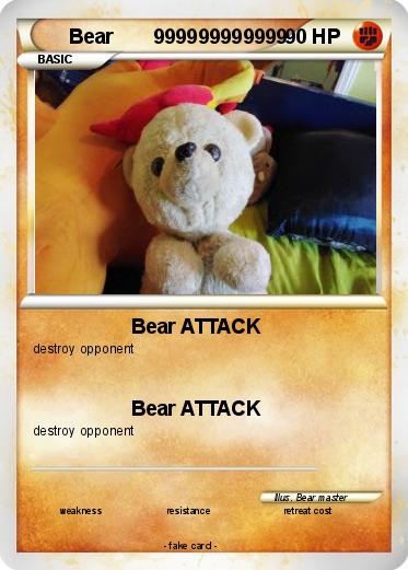 Pokemon Bear       999999999999