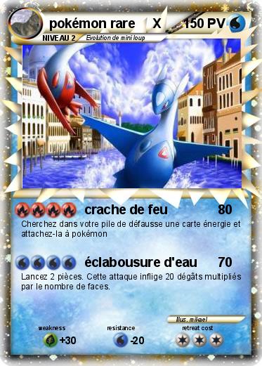 Pokemon pokémon rare     X