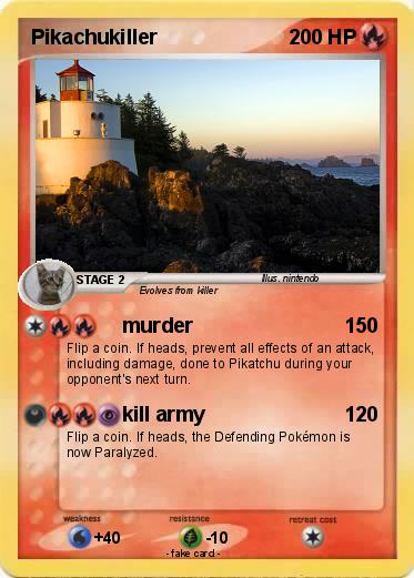 Pokemon Pikachukiller