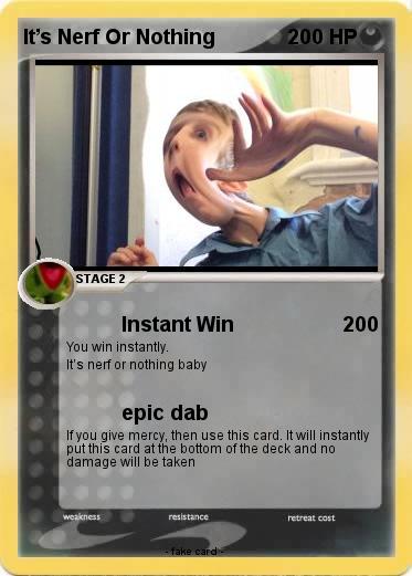 Pokemon It’s Nerf Or Nothing