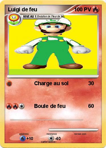 Pokemon Luigi de feu