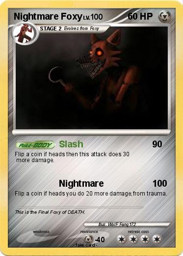 Pokemon Nightmare Foxy