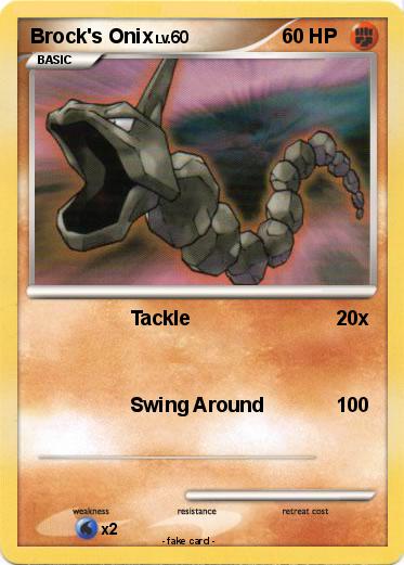 Pokemon Brock's Onix