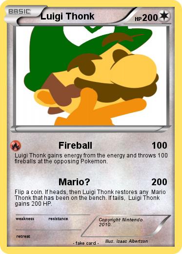 Pokemon Luigi Thonk