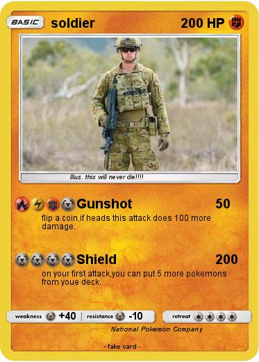 Pokemon soldier