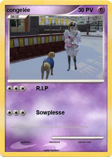 Pokemon congelée