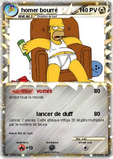 Pokemon homer bourré