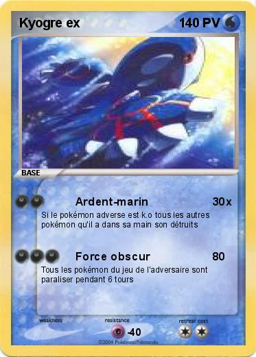 Pokemon Kyogre ex                                                       
