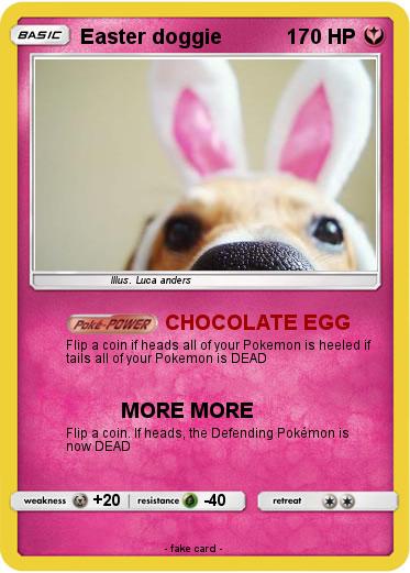 Pokemon Easter doggie