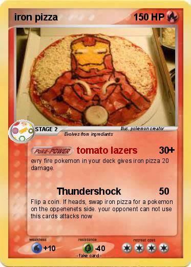 Pokemon iron pizza