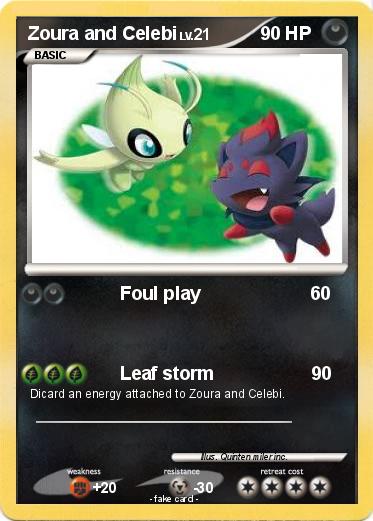 Pokemon Zoura and Celebi