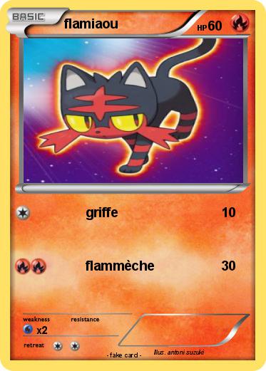 Pokemon flamiaou