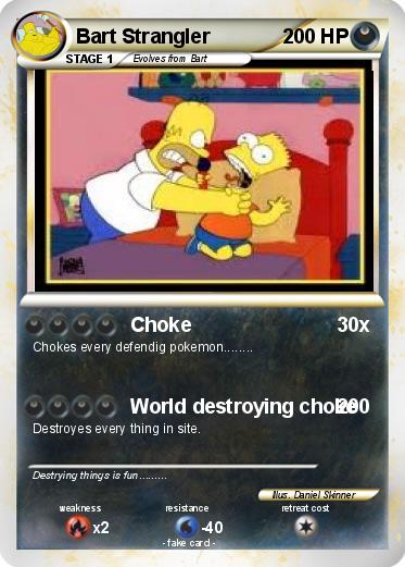 Pokemon Bart Strangler