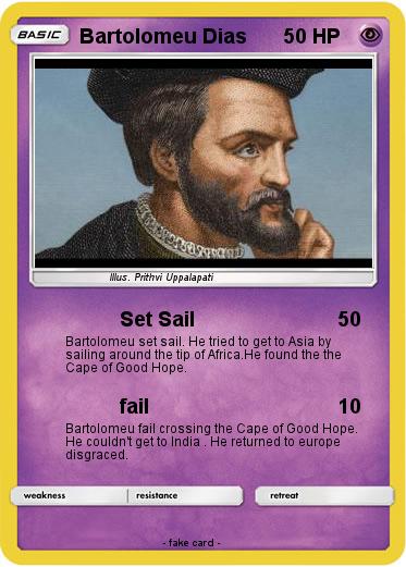 Pokemon Bartolomeu Dias