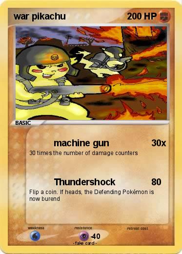 Pokemon war pikachu