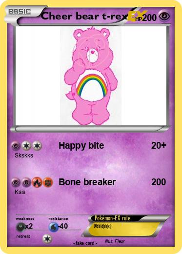 Pokemon Cheer bear t-rex