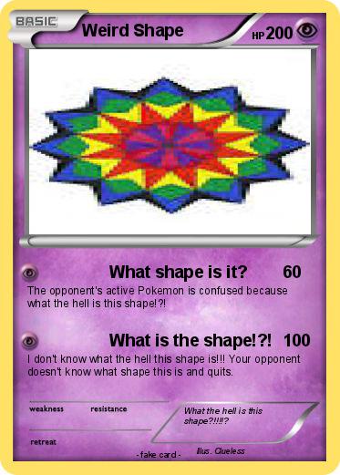 Pokemon Weird Shape