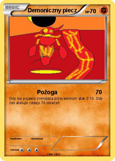 Pokemon Demoniczny piecz