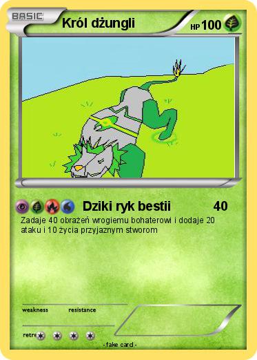 Pokemon Król dżungli