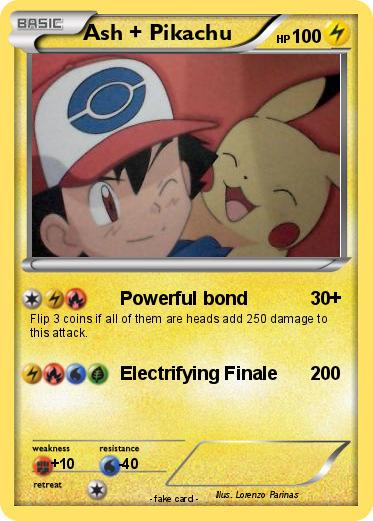 Pokemon Ash + Pikachu