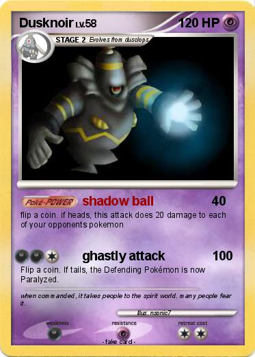 Pokemon Dusknoir
