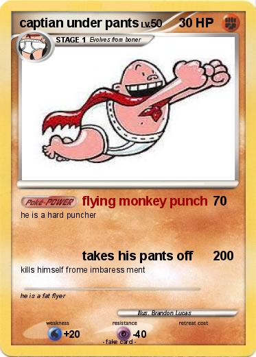 Pokemon captian under pants