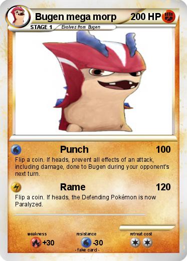 Pokemon Bugen mega morp