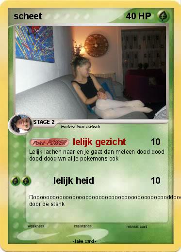 Pokemon scheet