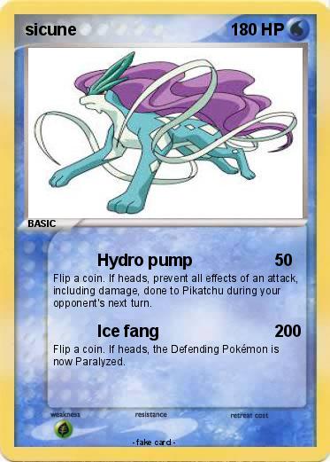 Pokemon sicune