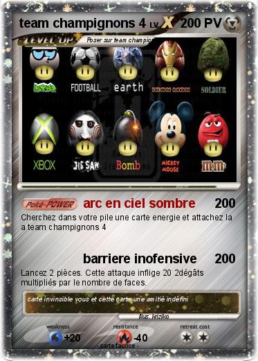 Pokemon team champignons 4