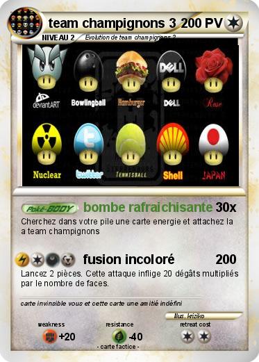 Pokemon team champignons 3