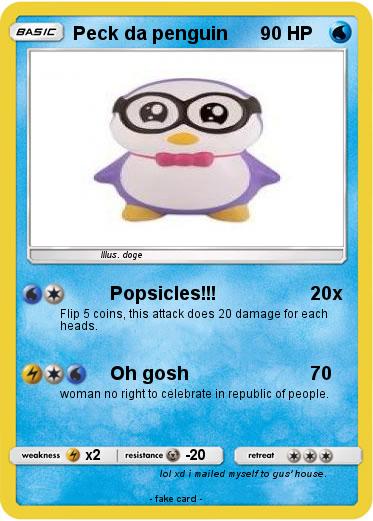 Pokemon Peck da penguin
