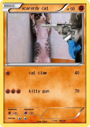 Pokemon scarerdy cat