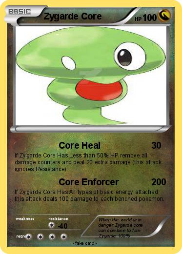 Pokemon Zygarde Core
