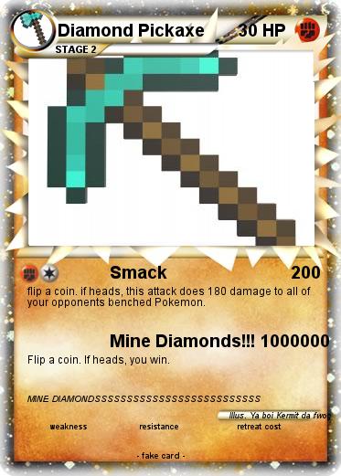 Pokemon Diamond Pickaxe
