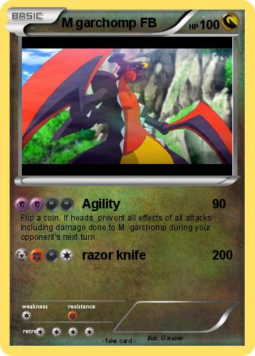 Pokemon M garchomp FB