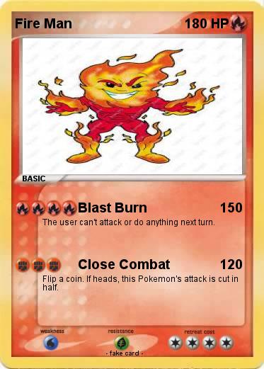 Pokemon Fire Man