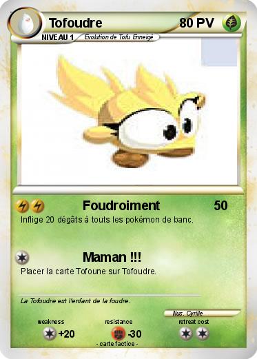 Pokemon Tofoudre